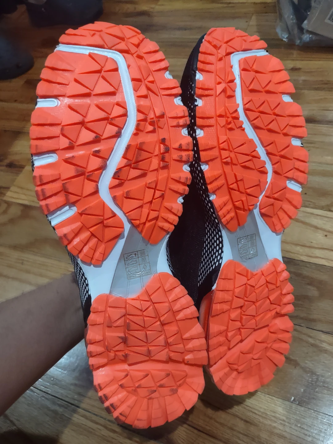 CEAK Black Running Shoes with Orange Accents - photo 3