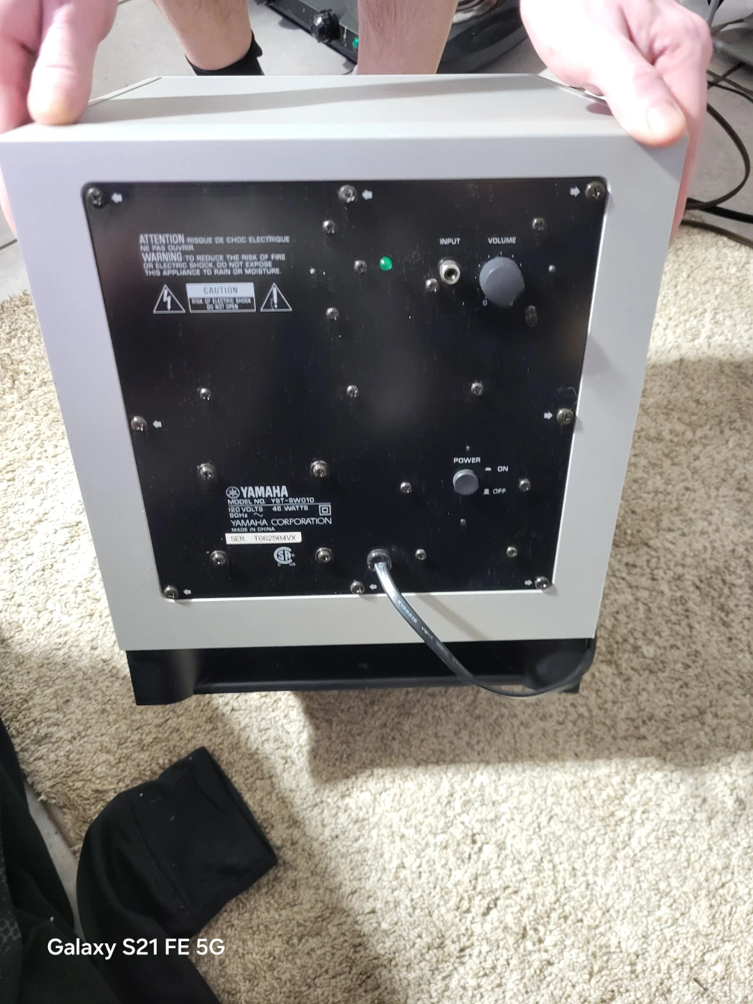 Yamaha YST-SW010 Powered Subwoofer - photo 2