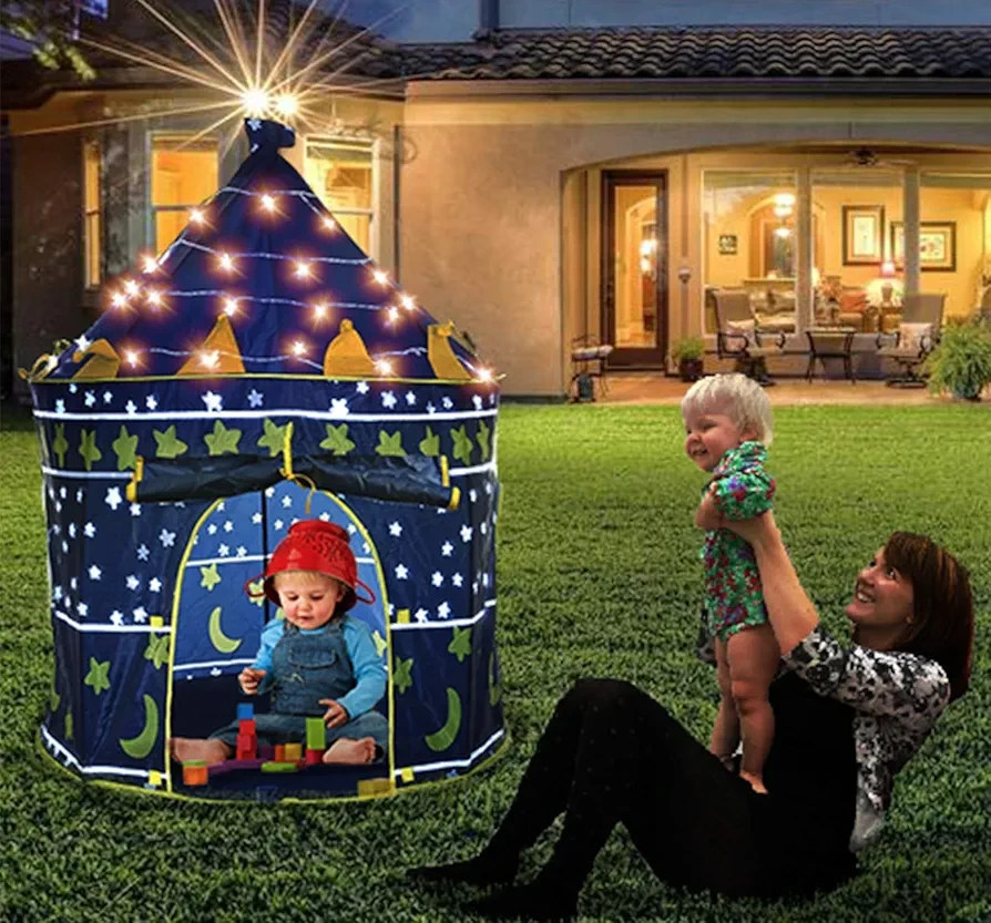 New Kids Play Tent Teepee Princess Castle Playhouse