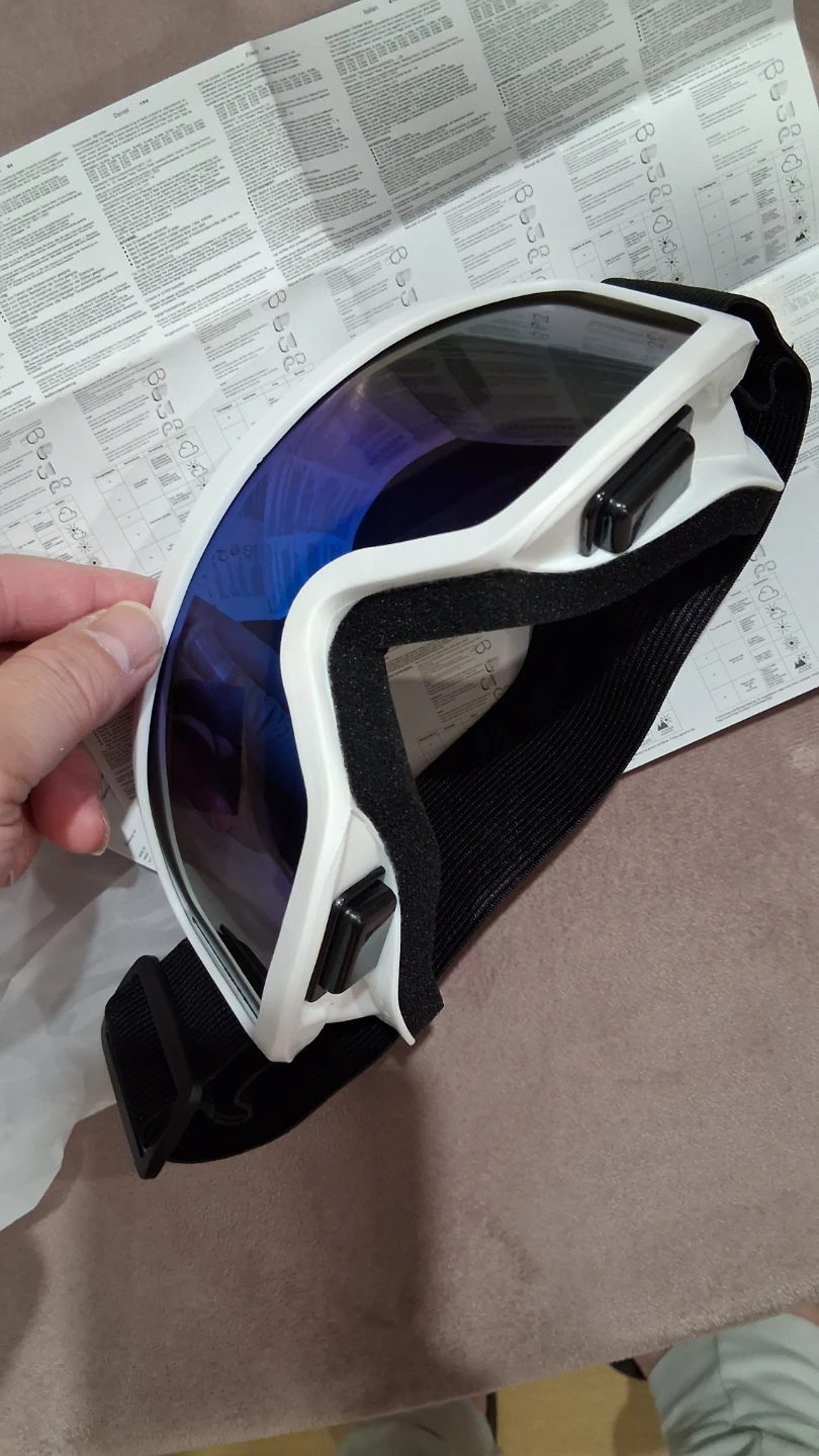 NEW Large Frame Snowboard Ski Goggles, UV400 Protection - photo 3