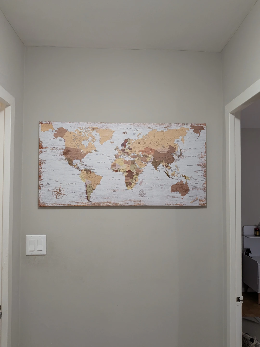 World Map Wall Art