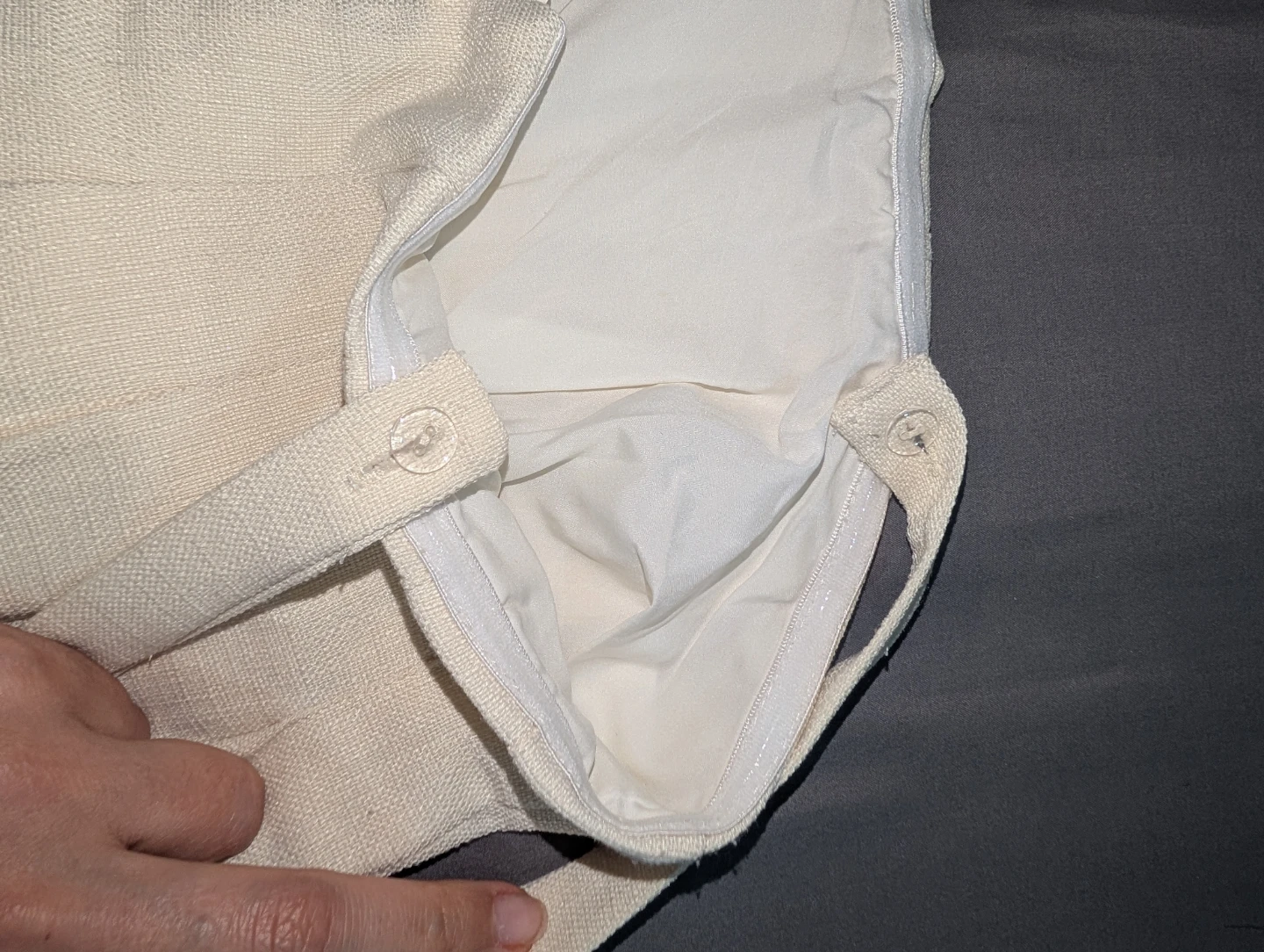 Cream Pleated Bubble Dress with Straps - photo 4