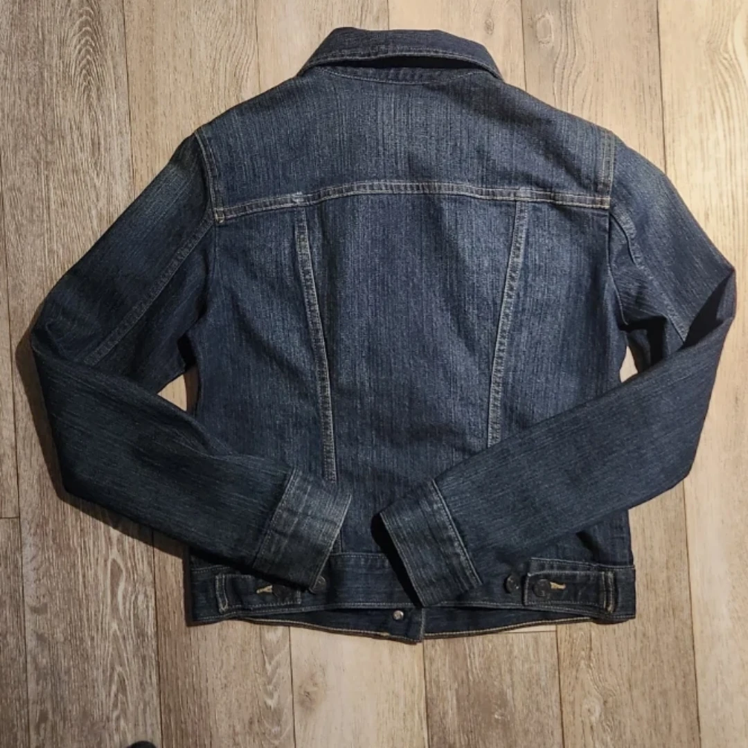 Banana Republic Petite Stretch Denim Jacket - Size S - photo 2