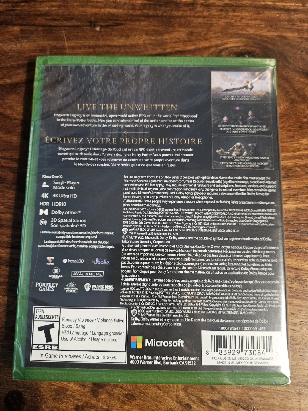 🥕SEALED/NEW Hogwarts Legacy Xbox One - photo 3