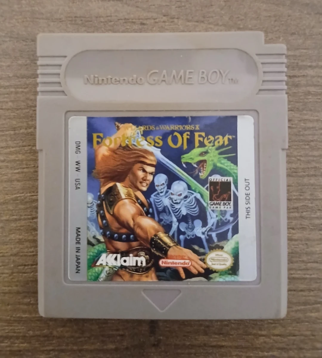 Original Nintendo Game Boy Game - Fortress of Fear