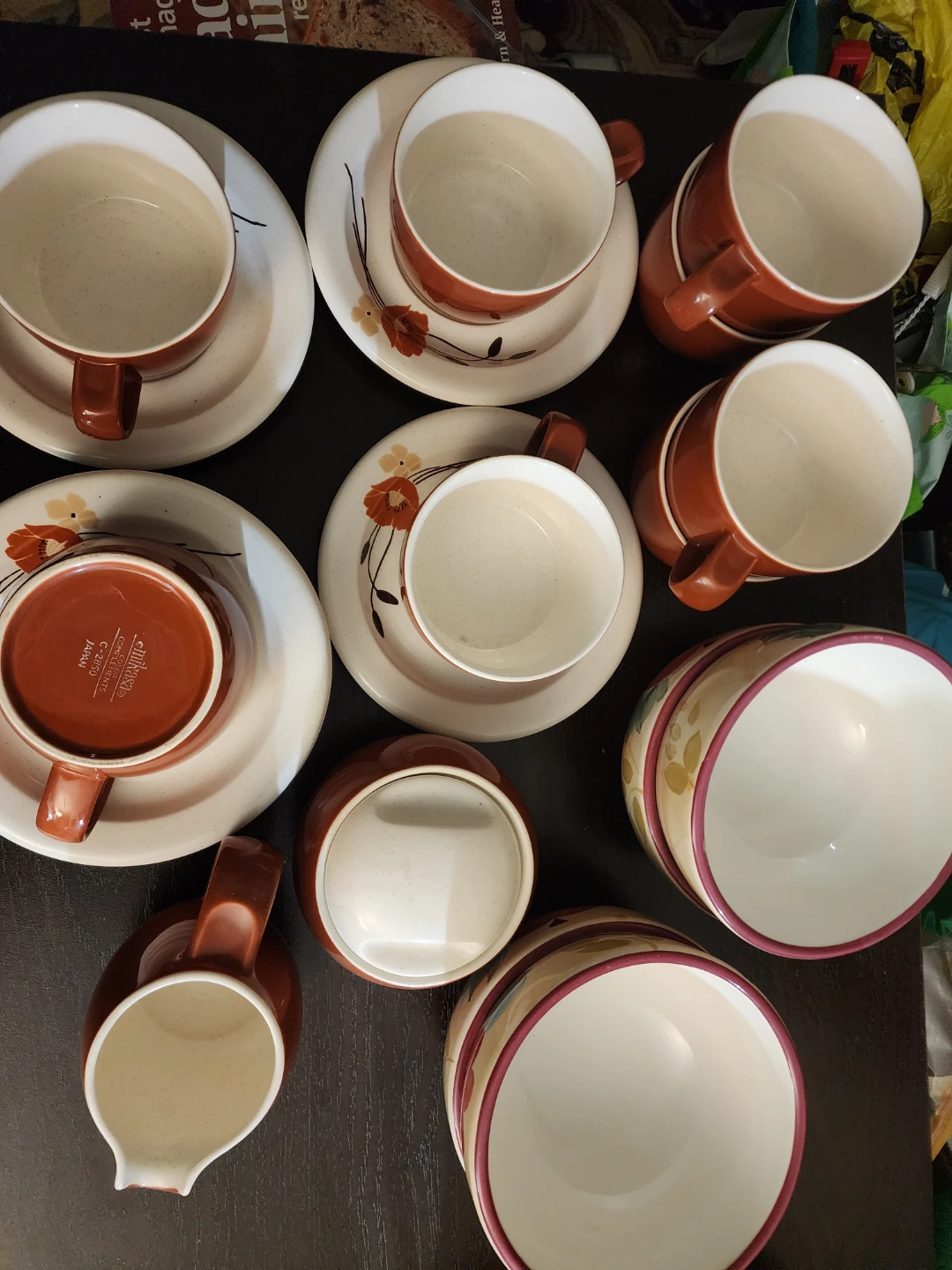 Mikasa 8 cups coffee set with the saucer - photo 2