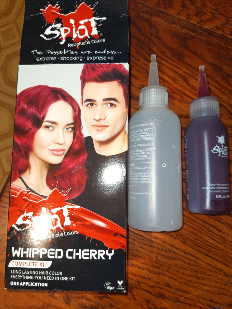 Splat Whipped Cherry Semi-Permanent Hair Color Complete Kit