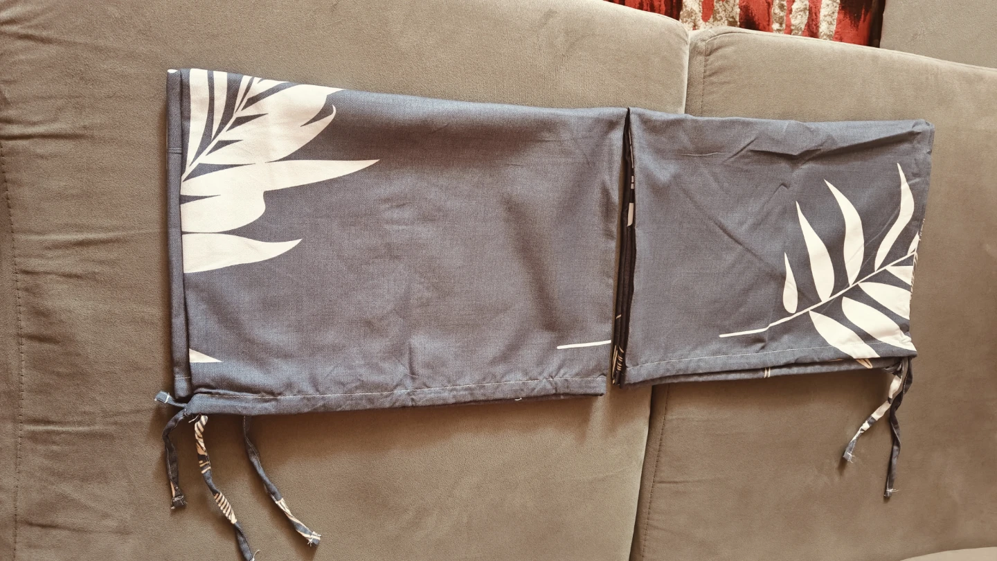Grey long pillow Covers (Set of 2) - photo 4