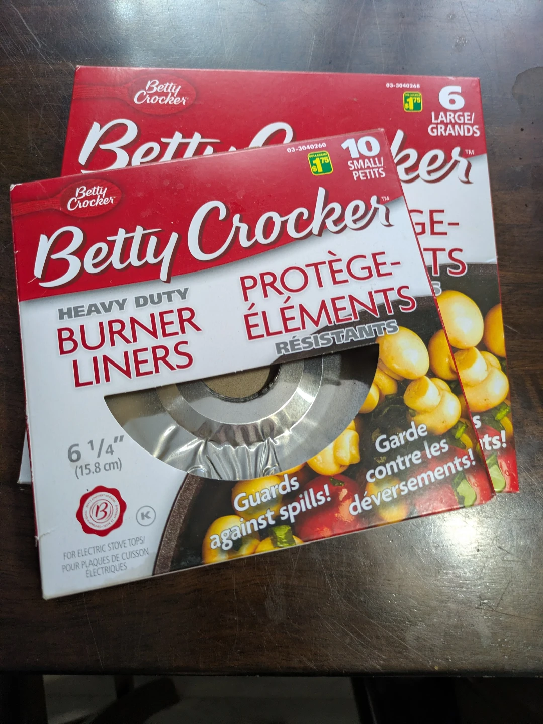 Betty Crocker Heavy Duty Burner Liners - 6 Large/Grands