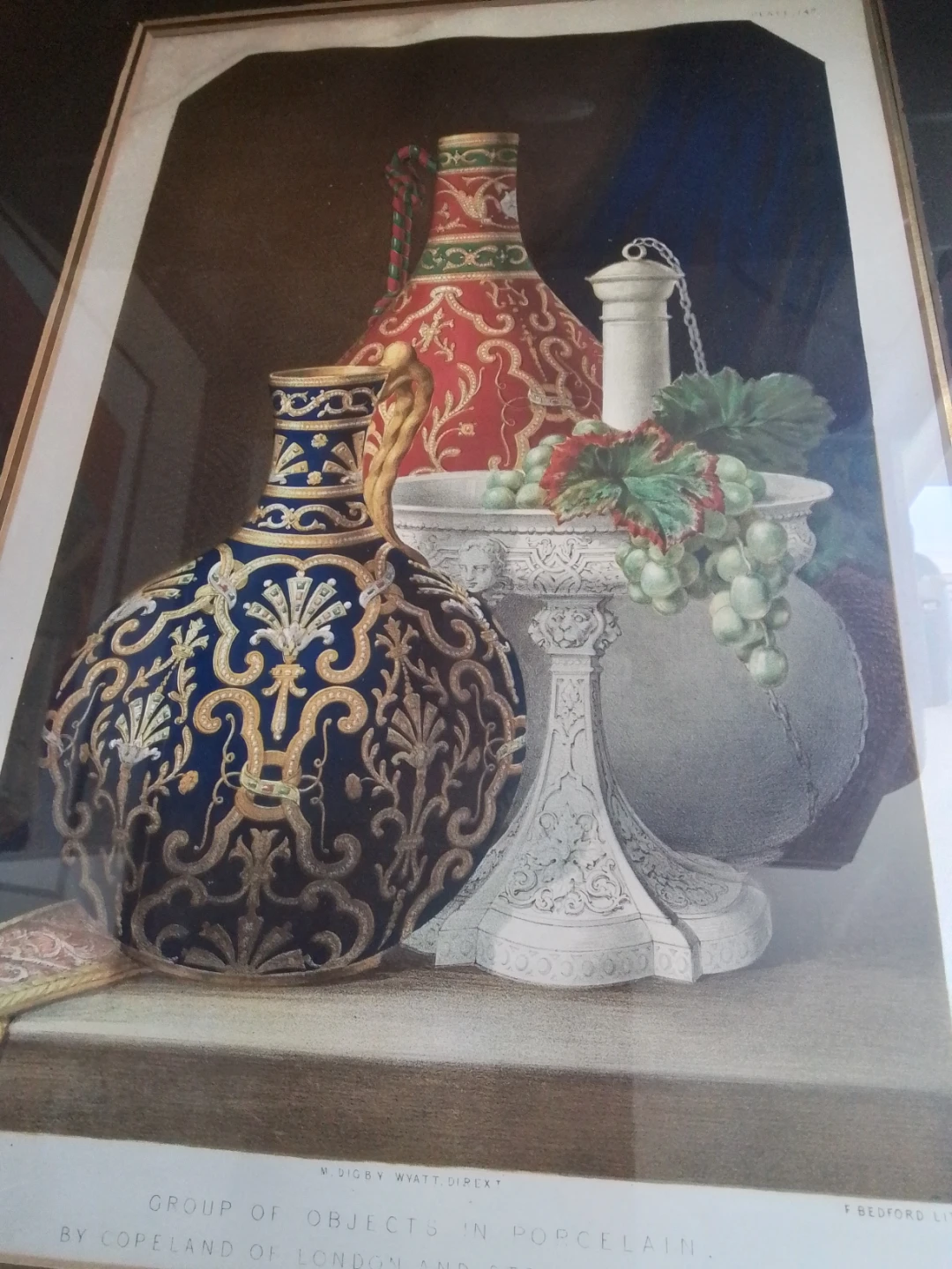 Copeland Porcelain Group of Objects Lithograph - photo 2