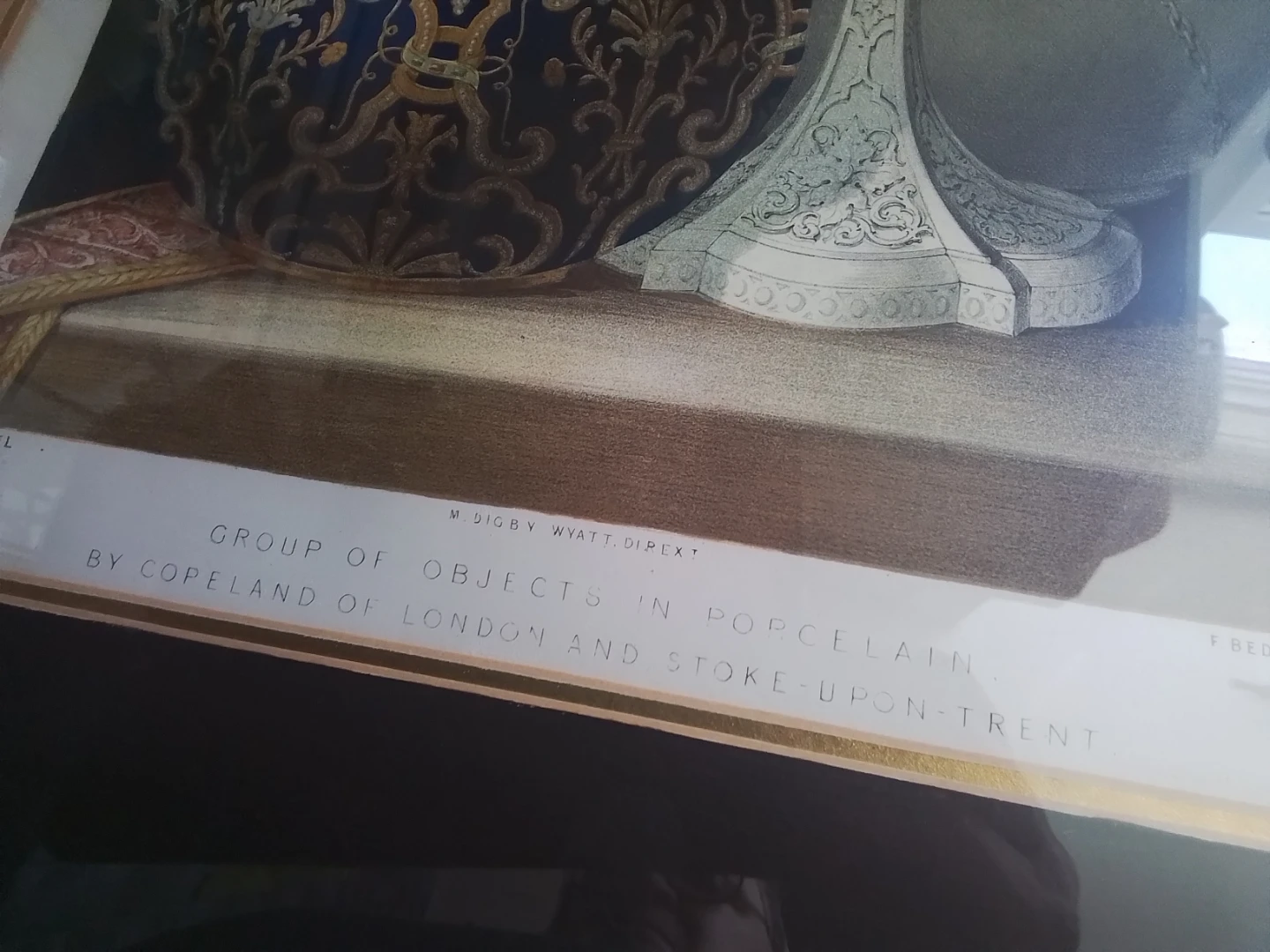Copeland Porcelain Group of Objects Lithograph - photo 3