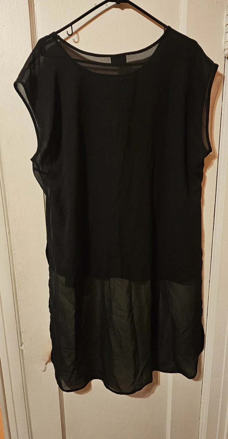 Women's Sleeveless sheer dress - photo 3