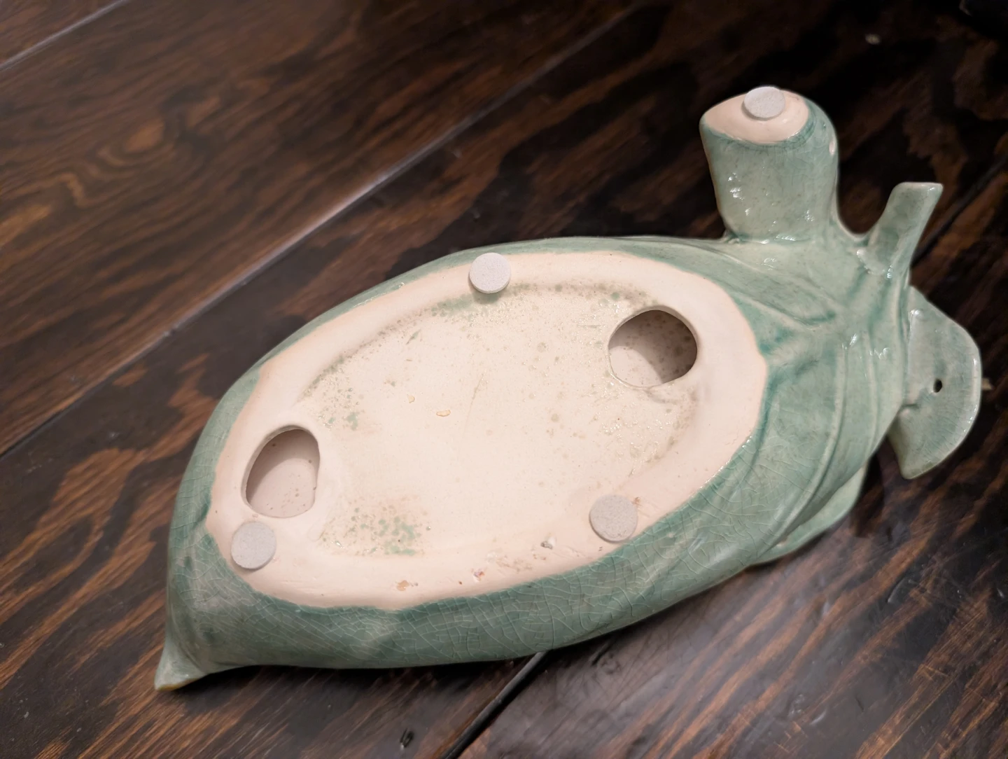 Ceramic Leaf and Bird Trinket Dish - photo 3