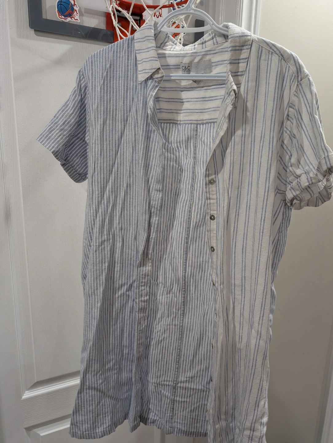 C&C California Striped Shirt - Size L