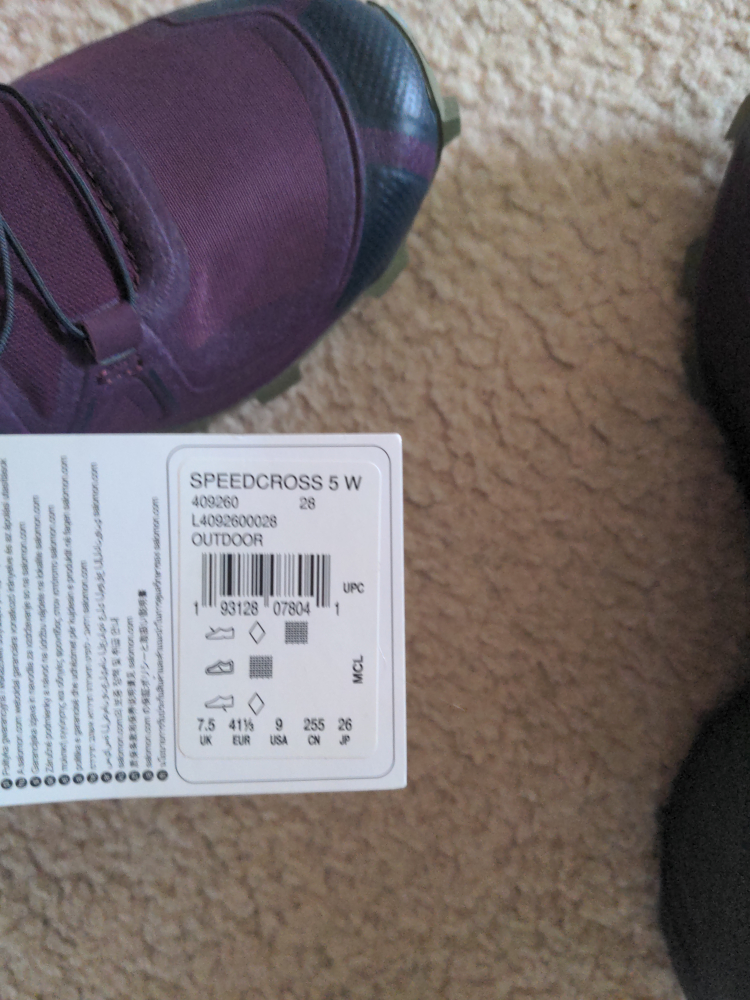 Salomon Speedcross 5 W Trail Running Shoes us9 - photo 3