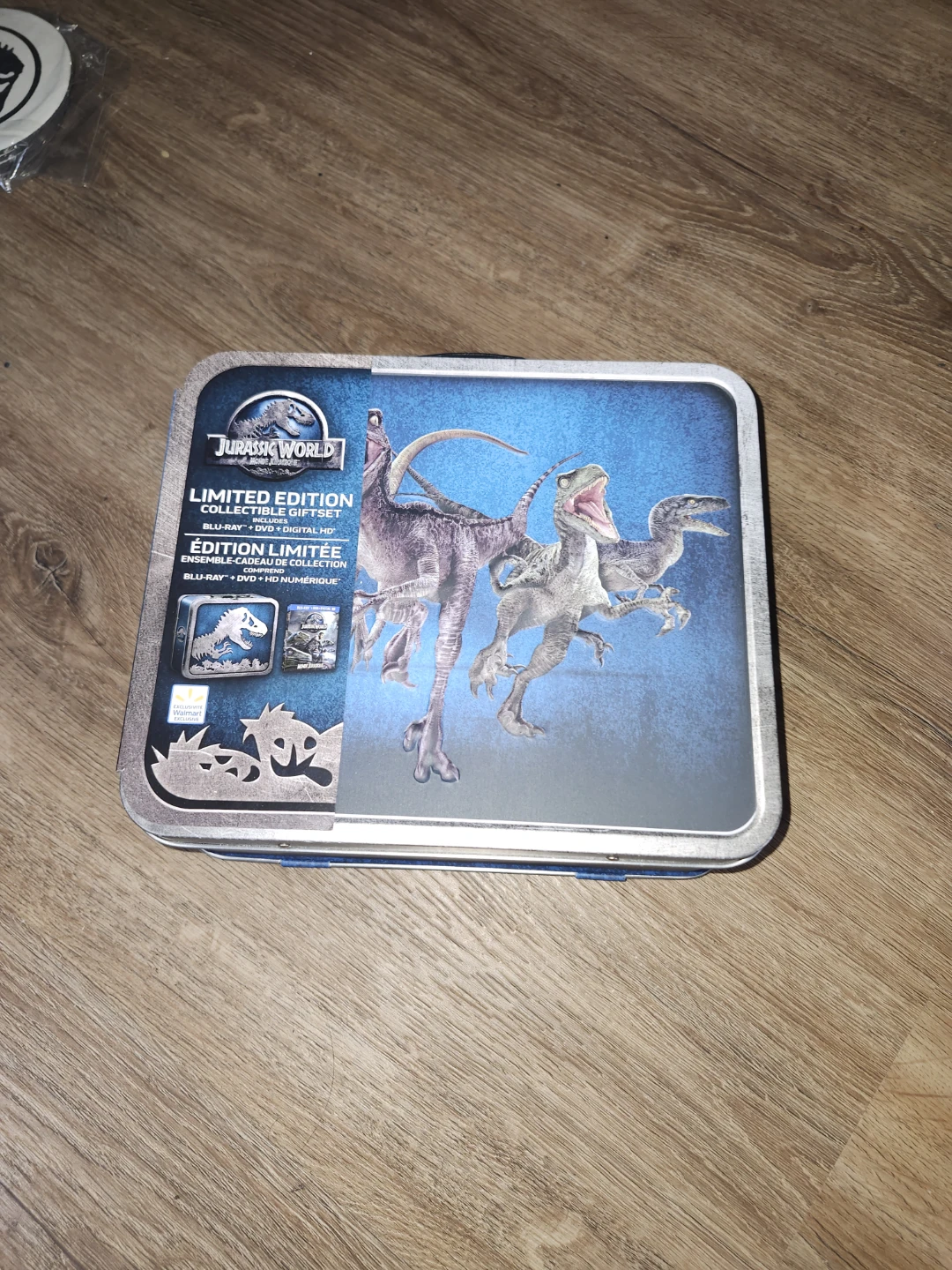 Jurassic World Limited Edition Collectible Gift Set Tin