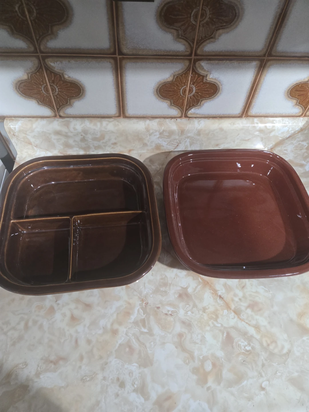 Set of 2 Ceramic Serving Dishes