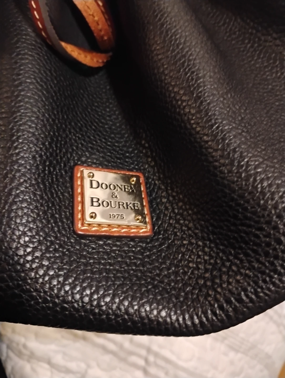 Dooney & Bourke Black Leather Bucket Bag - photo 4