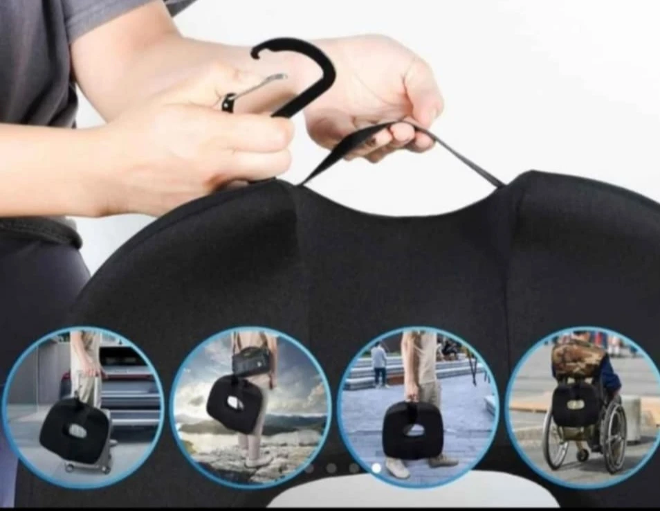 Donut Pillow Seat Cushion for Tailbone Pain, Prostate, .... - photo 2