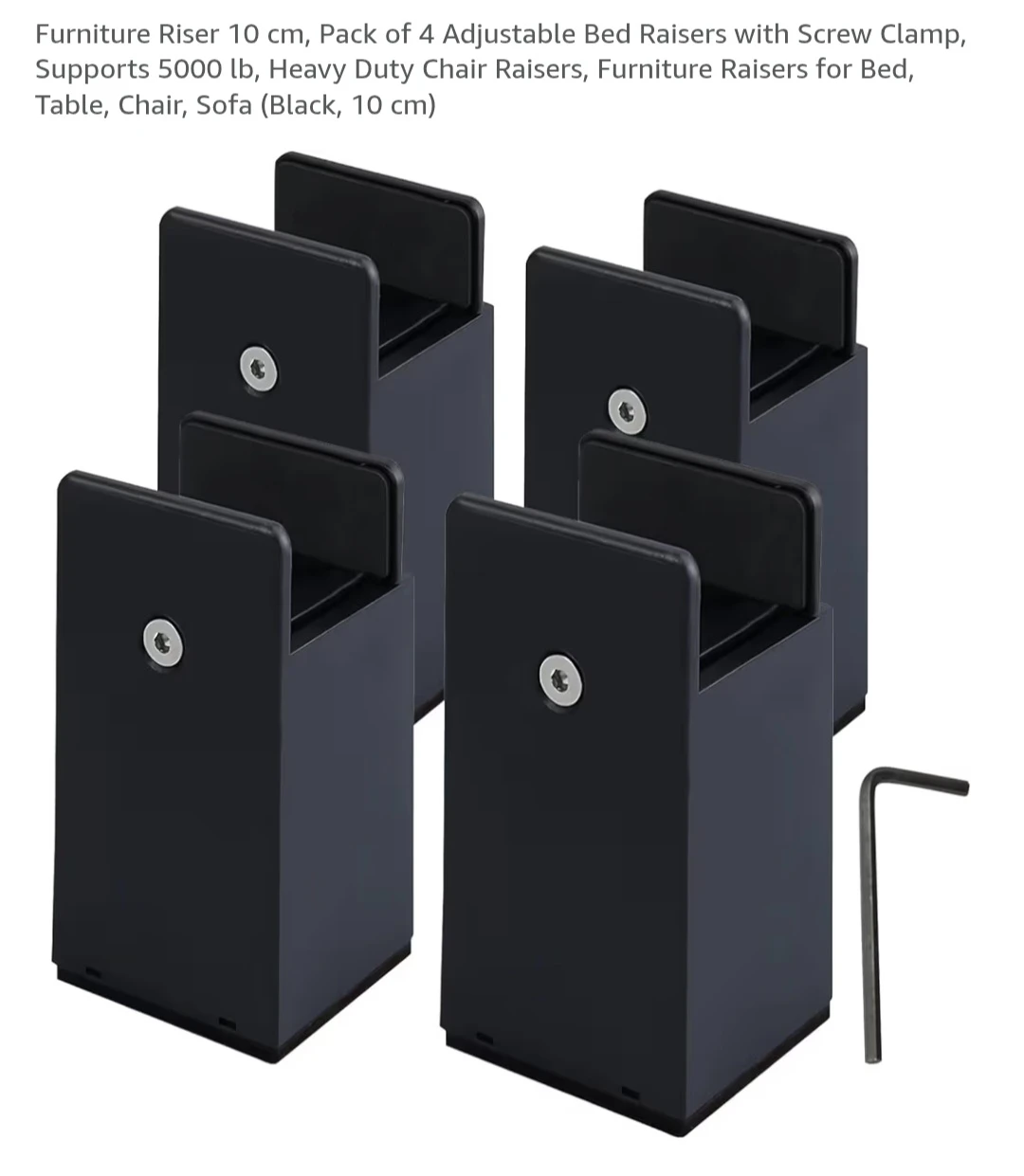 Bed Risers (Set of 4)