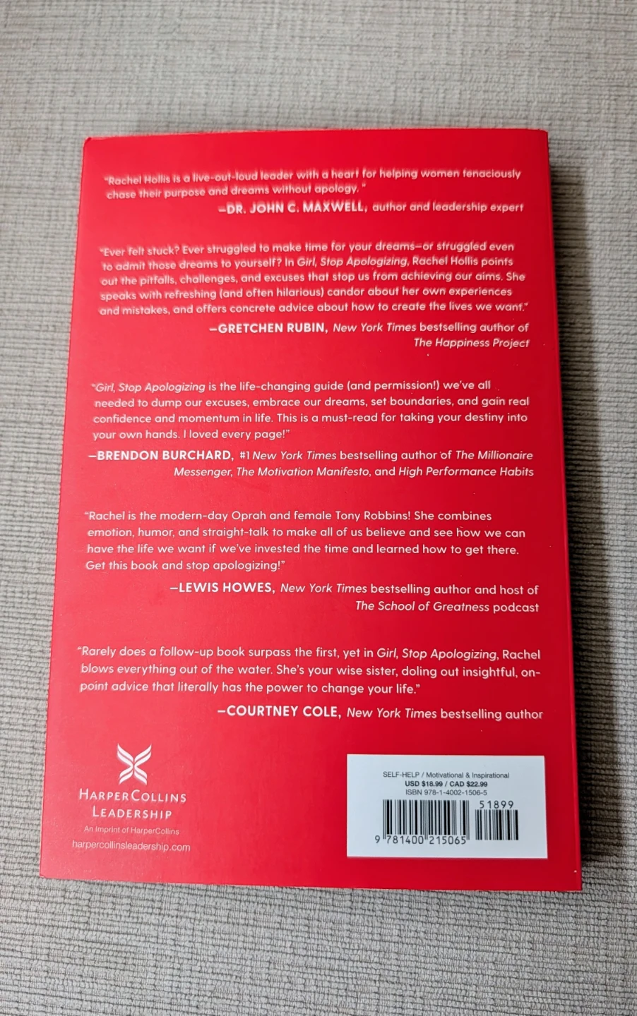 Girl, Stop Apologizing by Rachel Hollis Book - photo 2