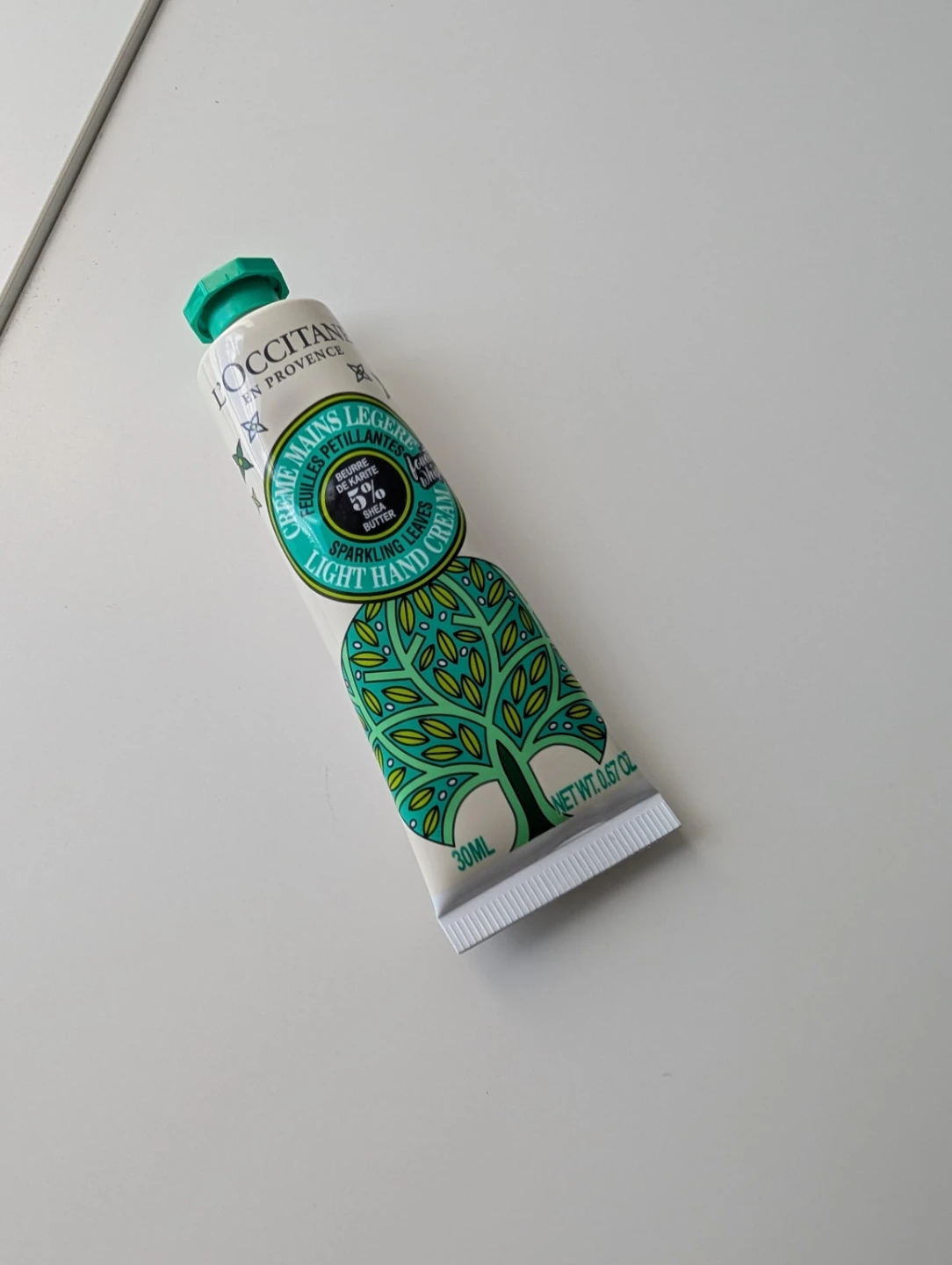 New L'Occitane Sparkling Light Hand Cream 30ML