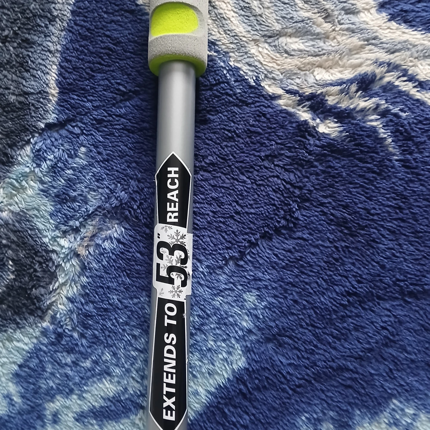 SubZero Arctic-Force Snow Broom 53" Extendable Ice Scraper Brush - photo 4