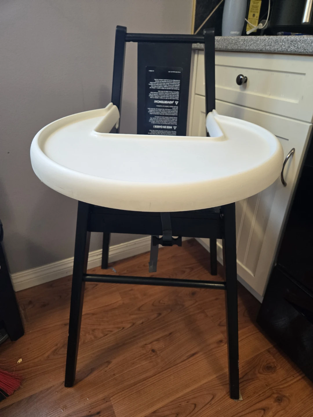 Ikea Fast Table High Chair - Black