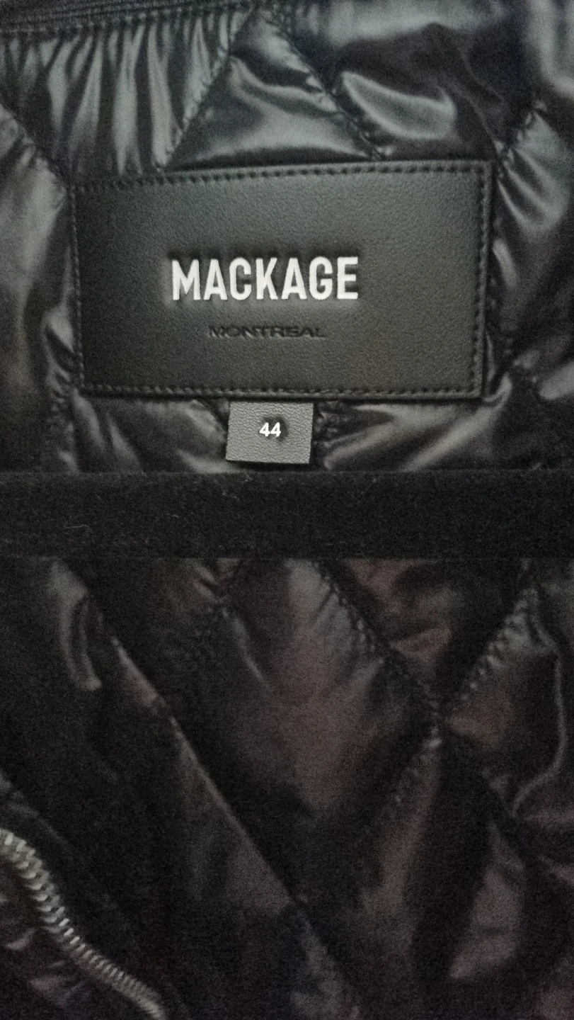 Mackage Wool Blend Peacoat with Quilted Liner - Size 44 - photo 3