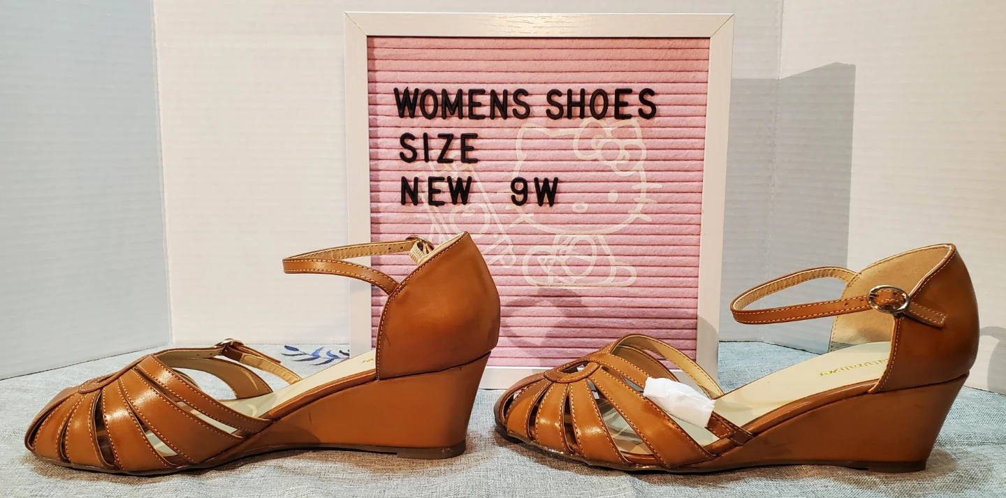 Naturalizer Women's Wedge Sandals - Brown - Size 9W - photo 3