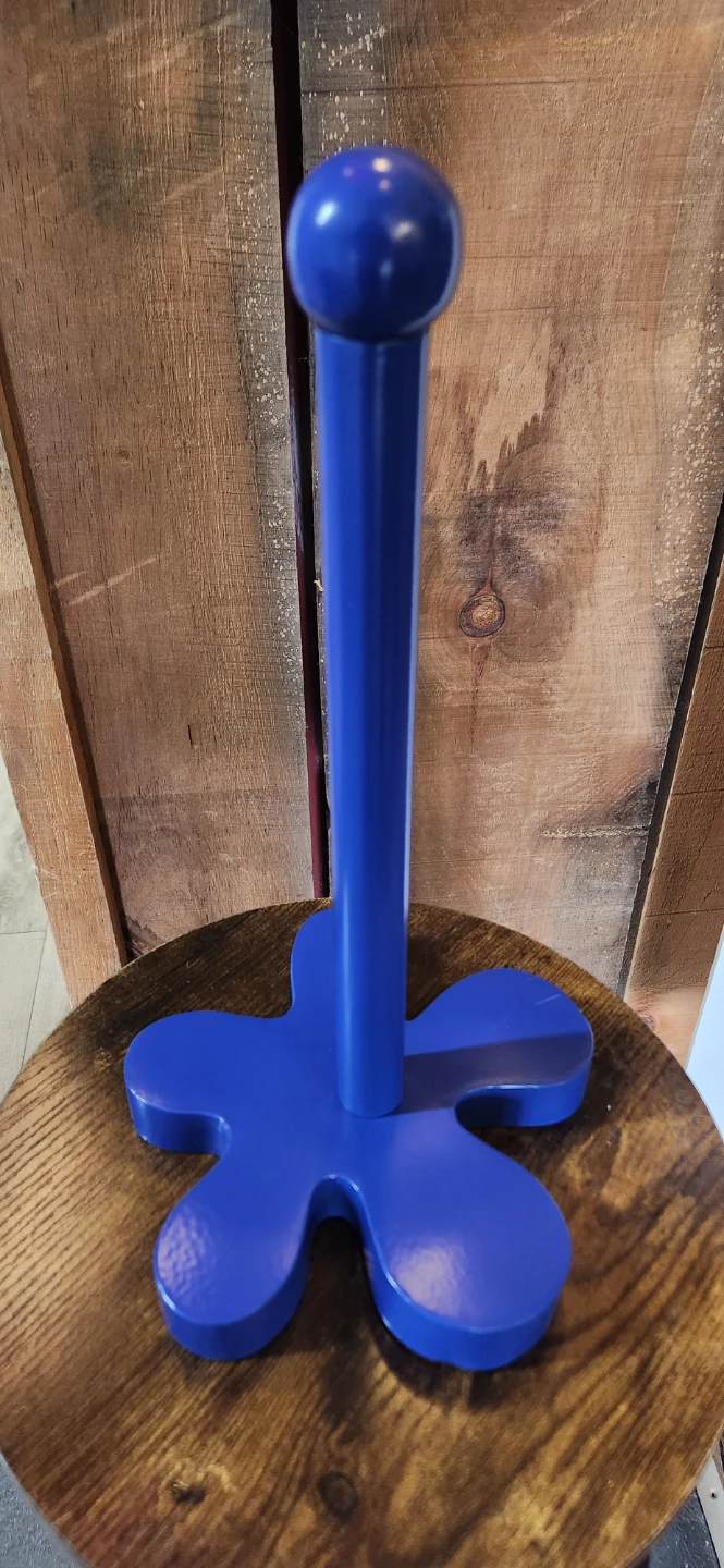 Blue Flower Paper Towel Holder