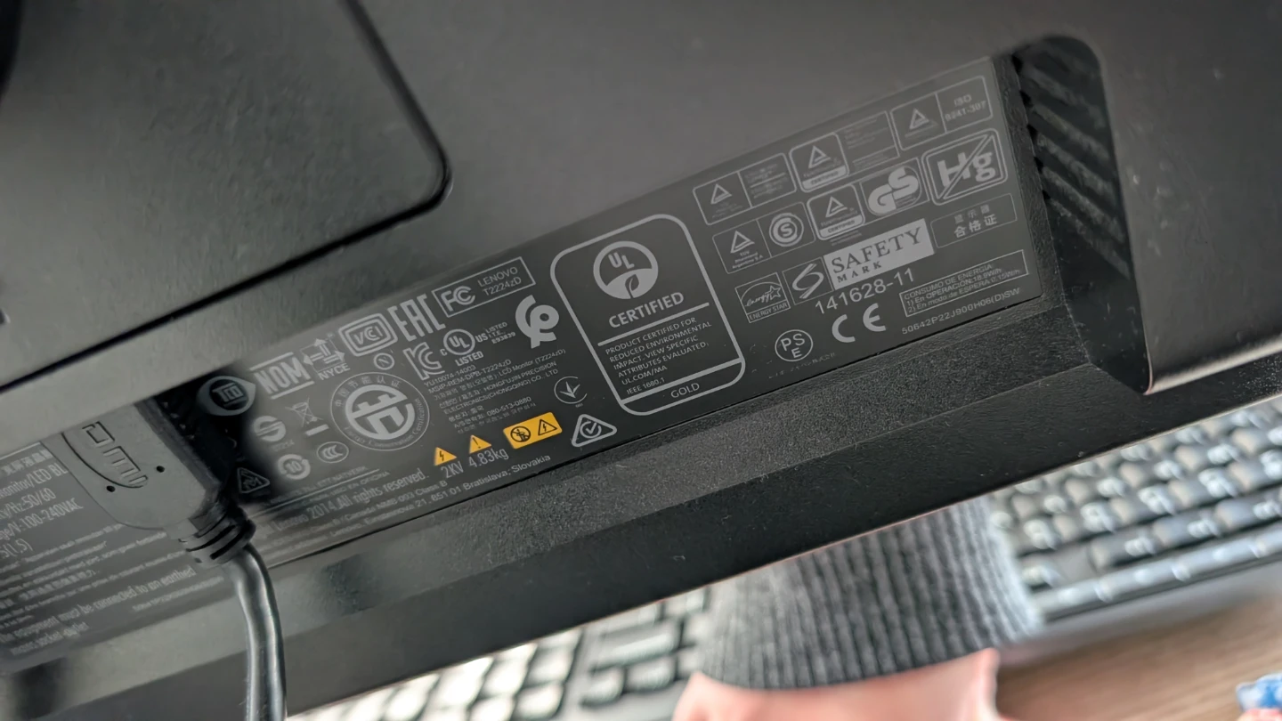 Lenovo Thinkvision T2224z 21" FHD Monitor - photo 2