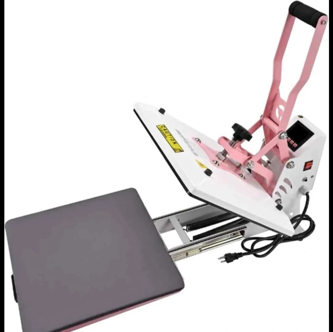 Pink Heat Press Machine for T-Shirts and Transfers