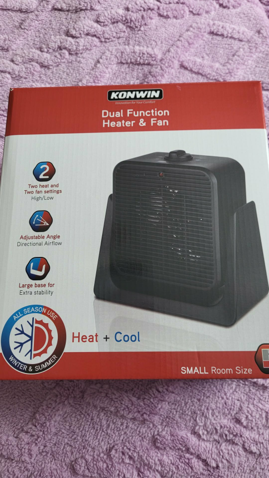 KONWIN Dual Function Heater & Fan
