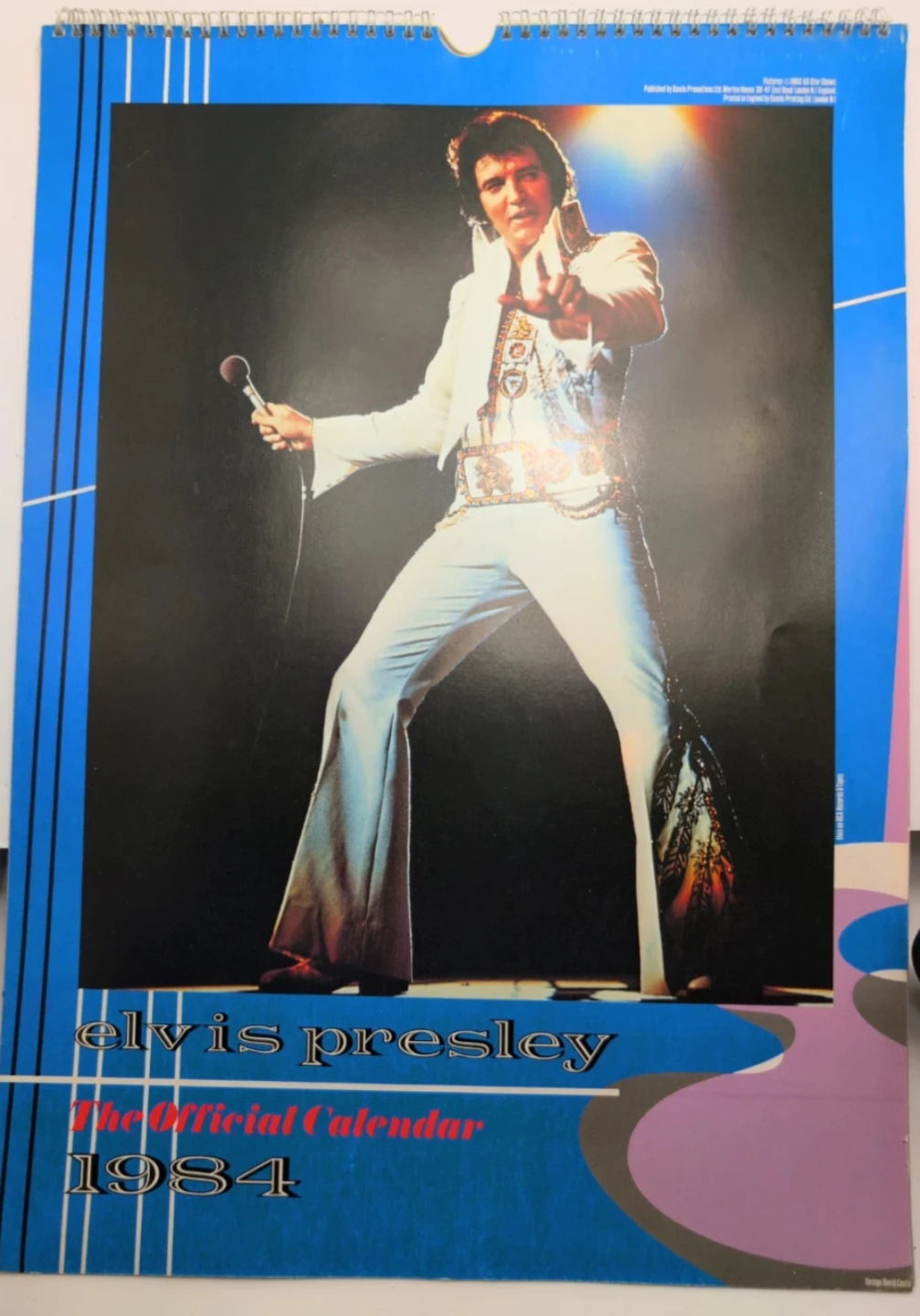 Elvis Presley The Official 1984 Calendar