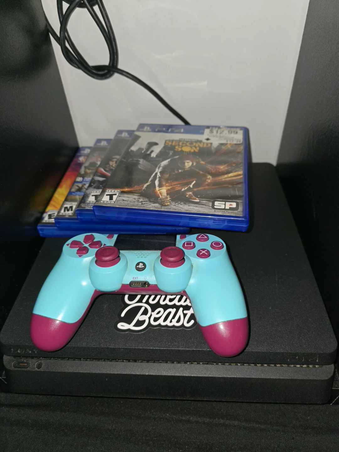 Playstation 4 Console with Games and Controller