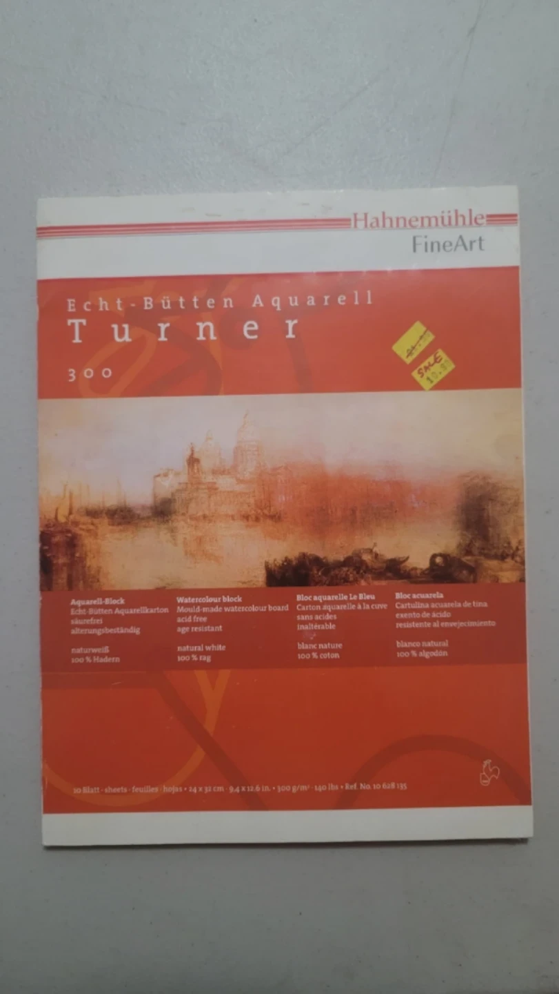 Hahnemühle FineArt Turner Watercolour Paper 300gsm