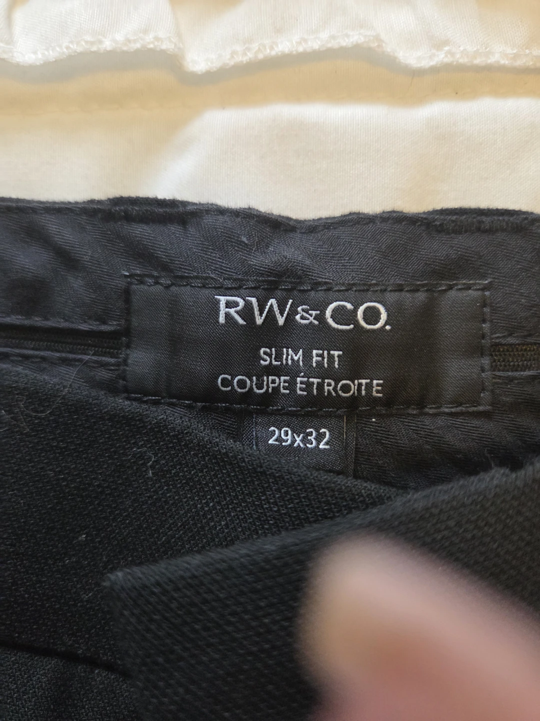 2 Pairs RW & CO. Slim Fit Black Dress Pants - photo 2