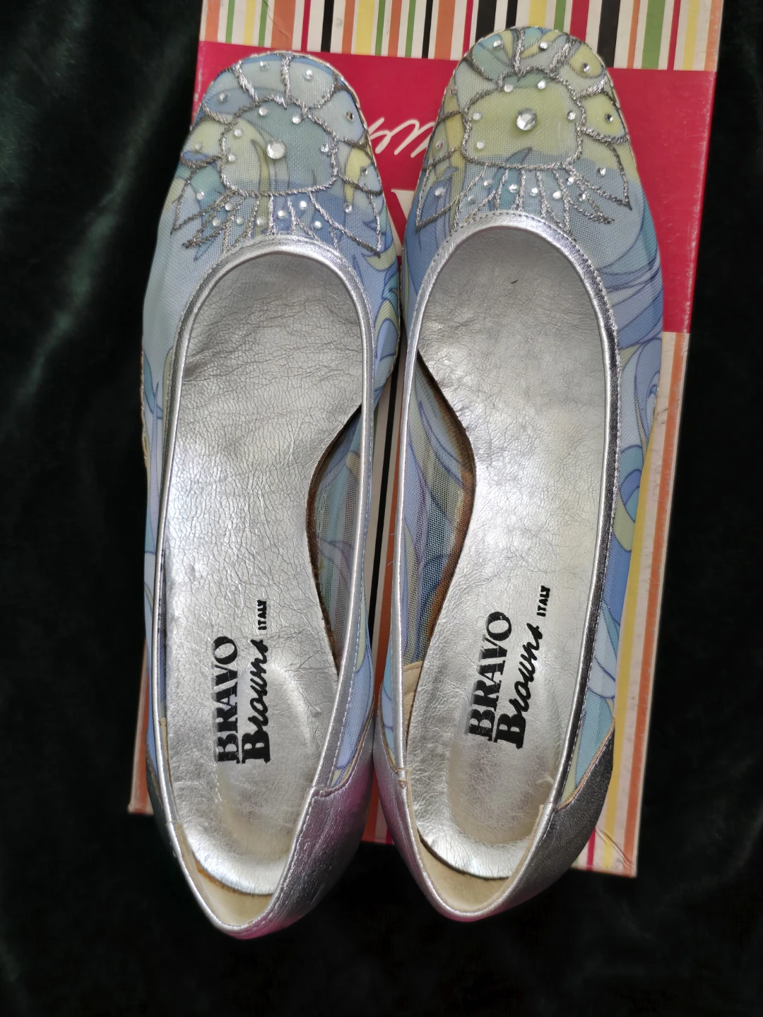 Bravo Browns Italy Women's Wedge Espadrille Flats size 38