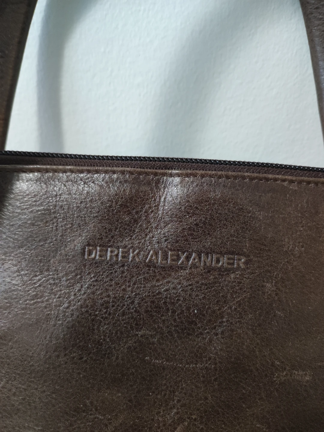 Derek Alexander Brown Leather Satchel Handbag - photo 2
