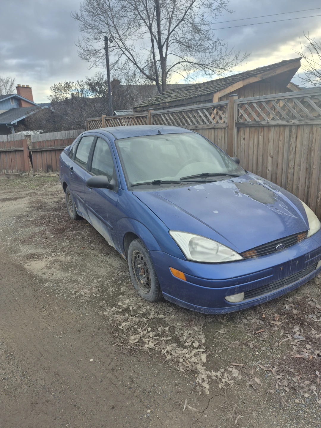 Blue Ford Focus SE Sedan