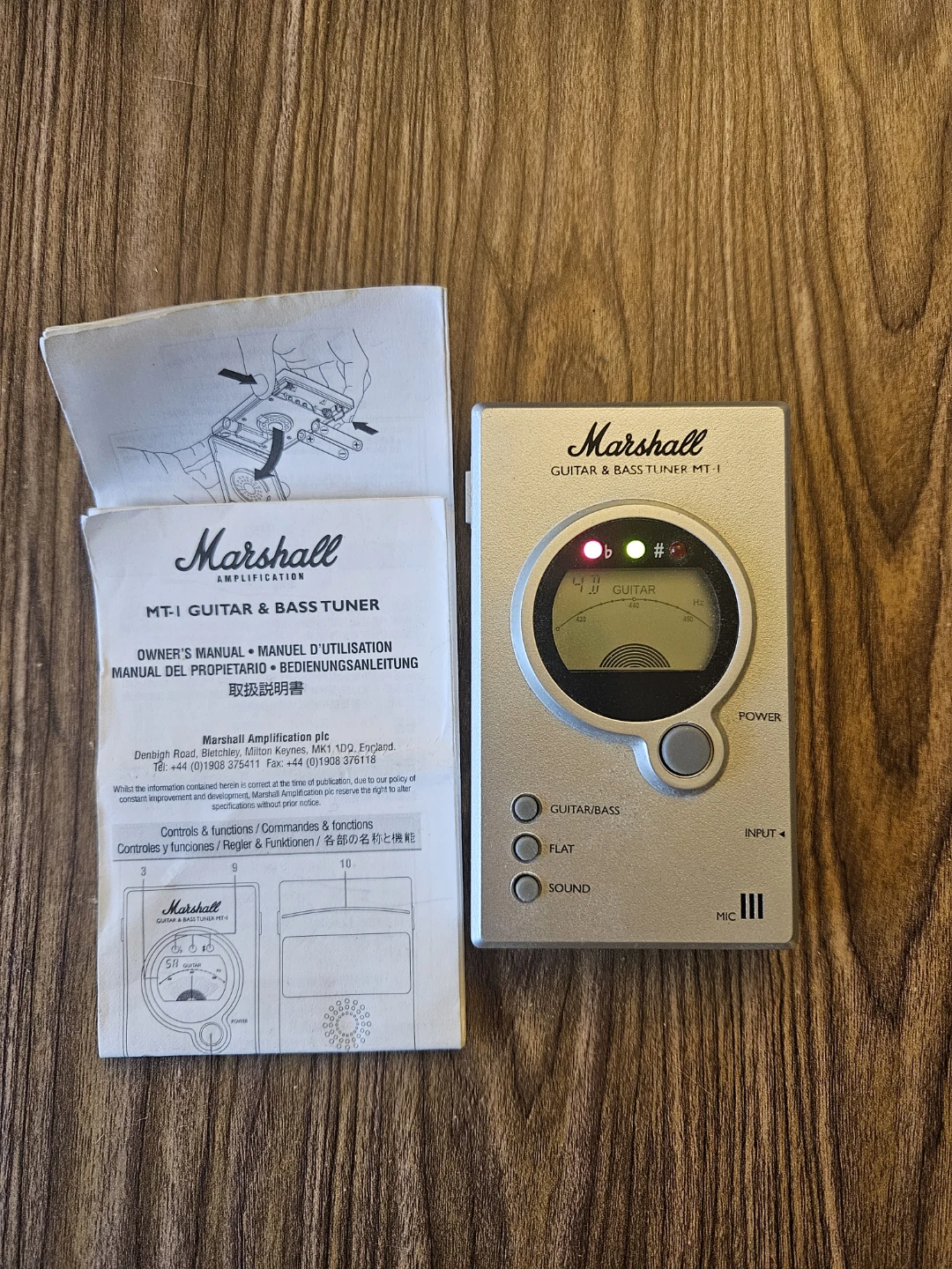 Marshall MT-I Guitar & Bass Tuner