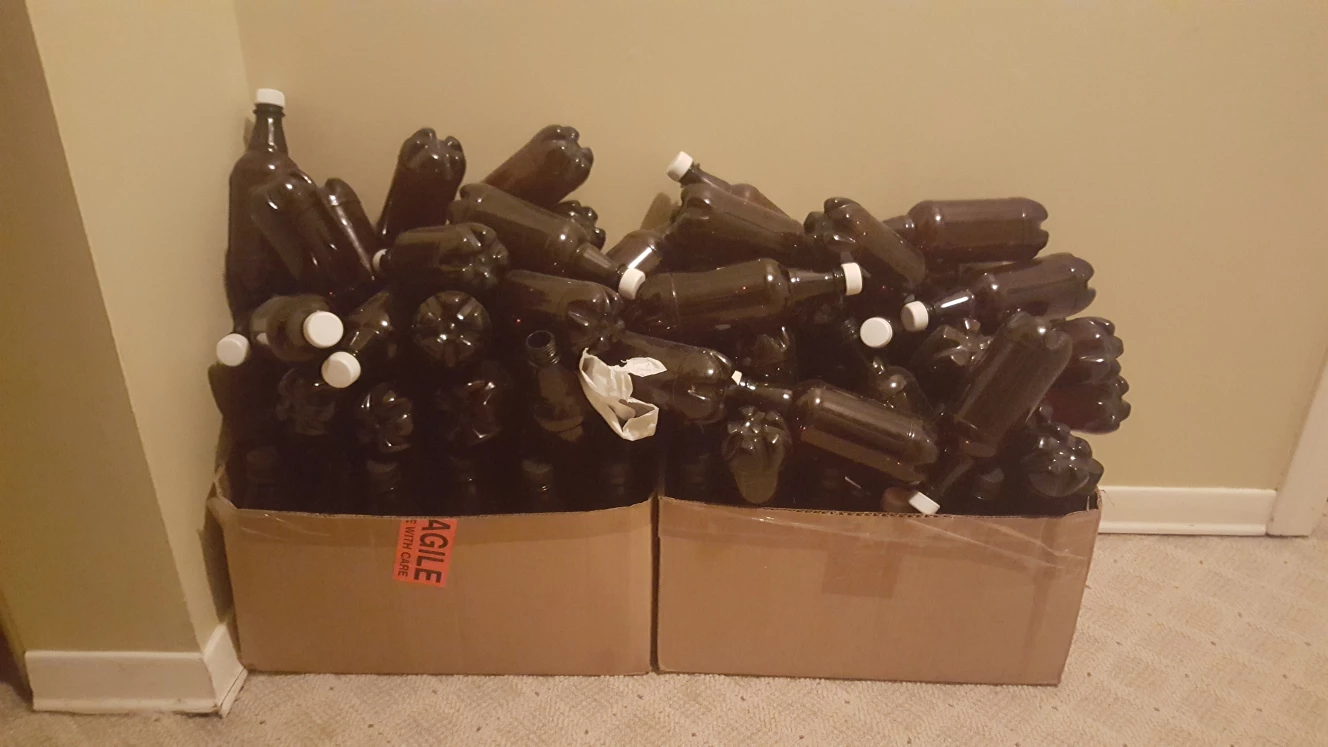 Bulk Plastic Bottles for Beverages or Homebrewing