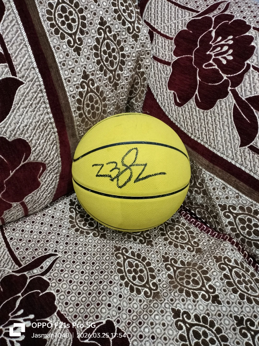 Signed basketball