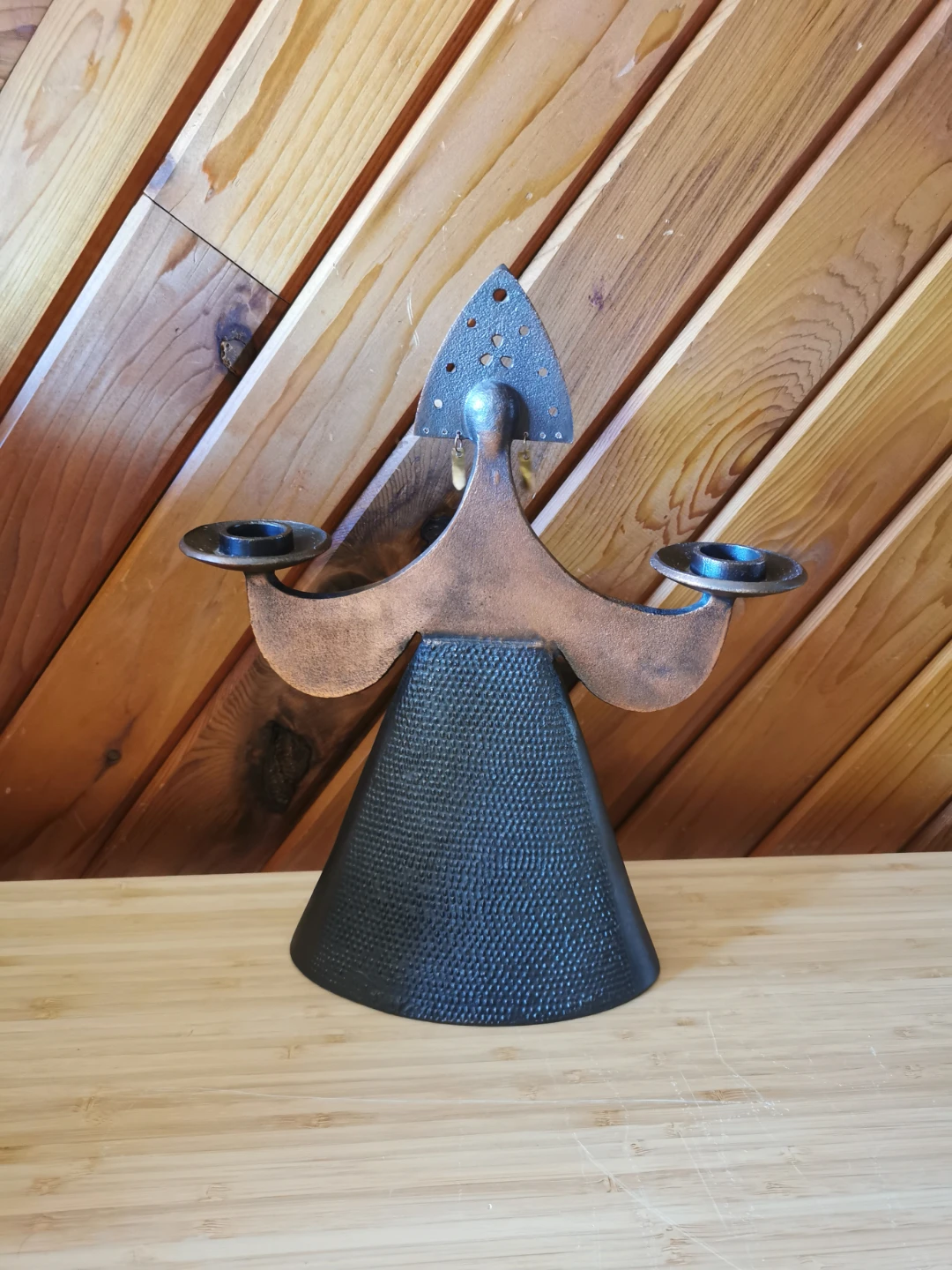 Vintage Soviet Beryozka Copper Candle Holder - photo 3