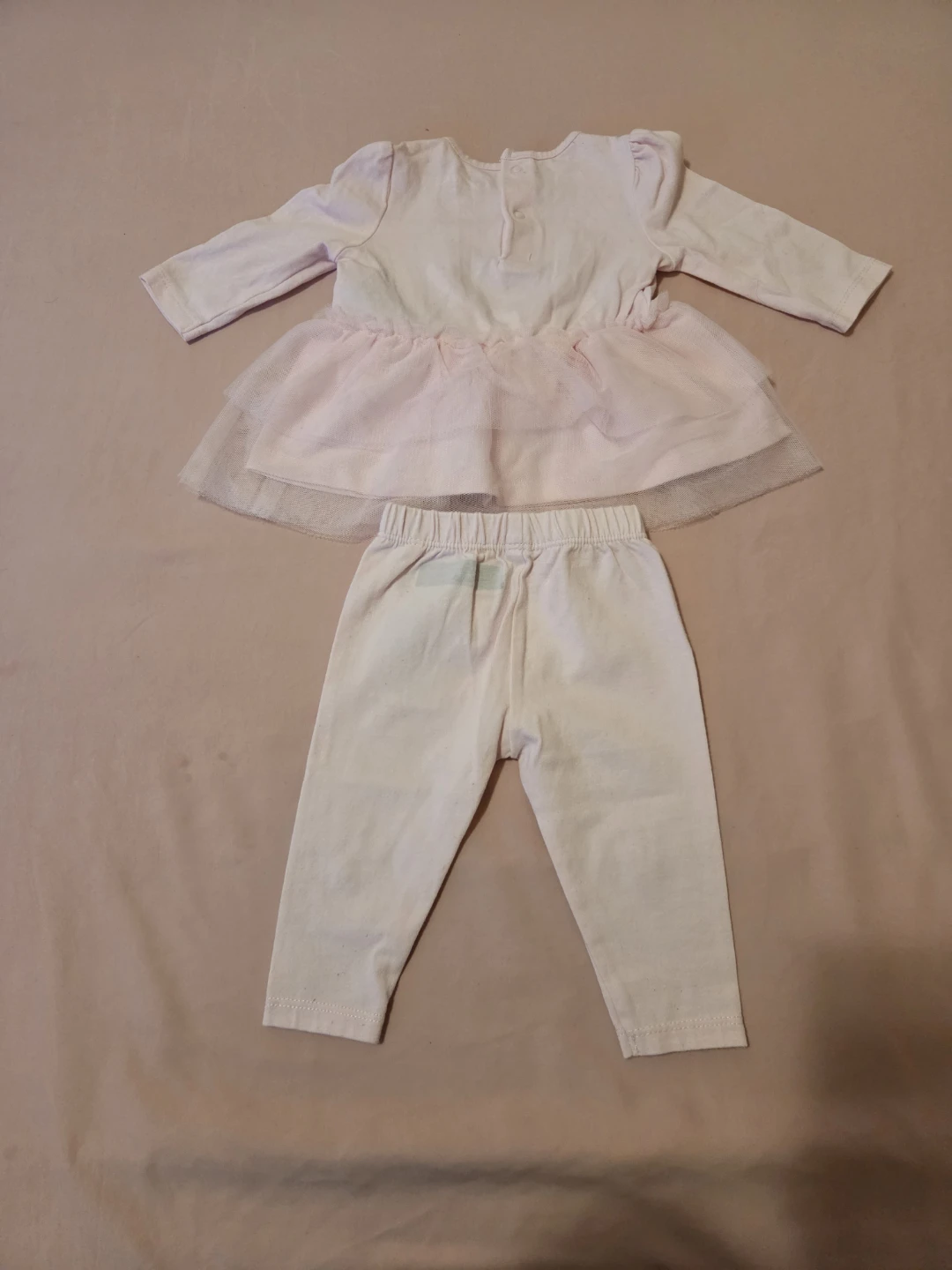 Guess Baby Girls Pink Faux Fur Vest & Tutu Dress Outfit Set - photo 2