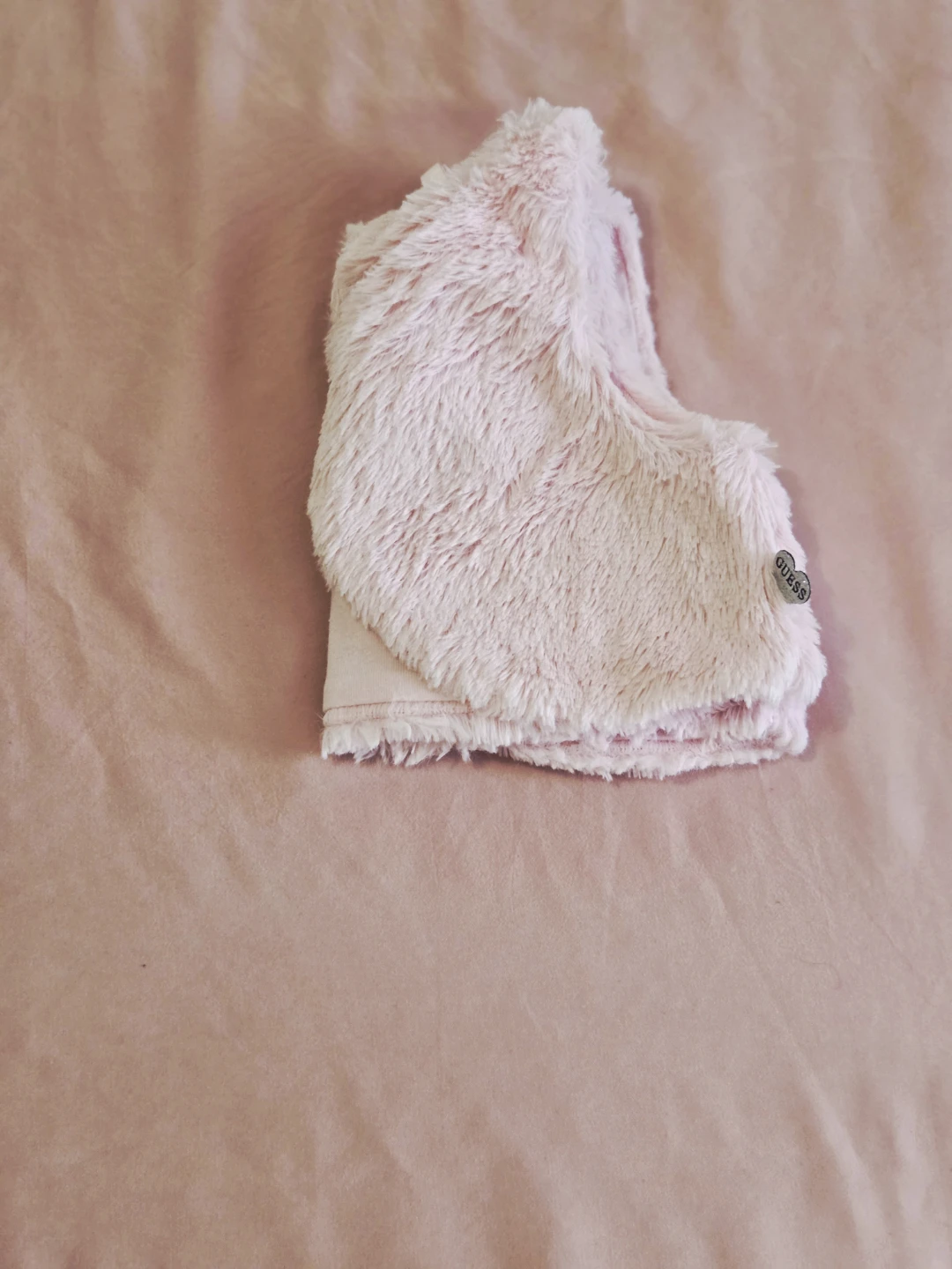 Guess Baby Girls Pink Faux Fur Vest & Tutu Dress Outfit Set - photo 3