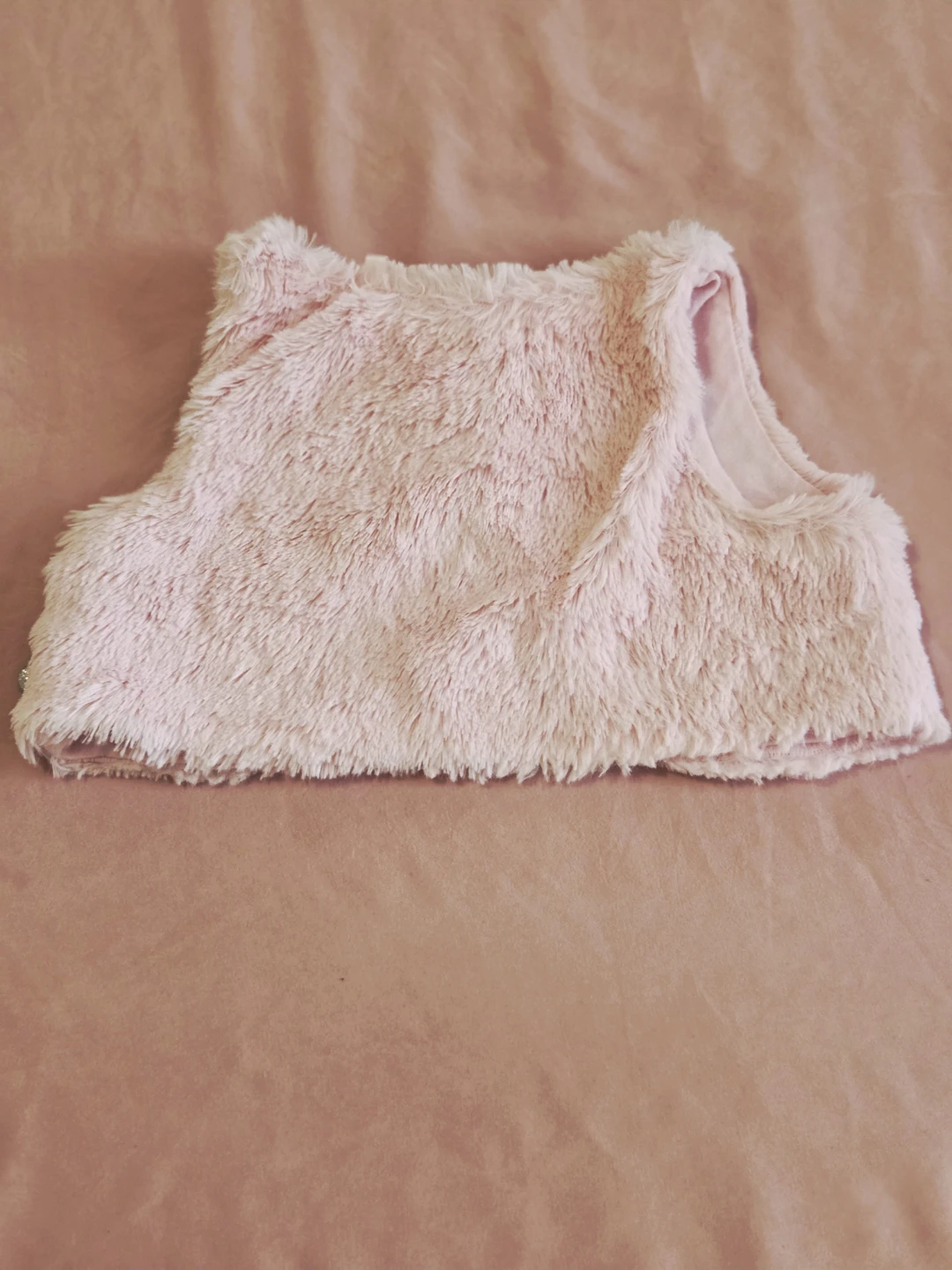 Guess Baby Girls Pink Faux Fur Vest & Tutu Dress Outfit Set - photo 5