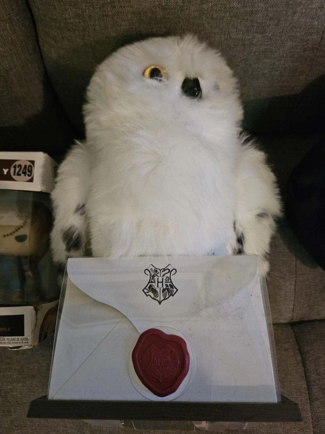 Harry Potter Hogwarts Acceptance Letter with Hedwig Plush - photo 2