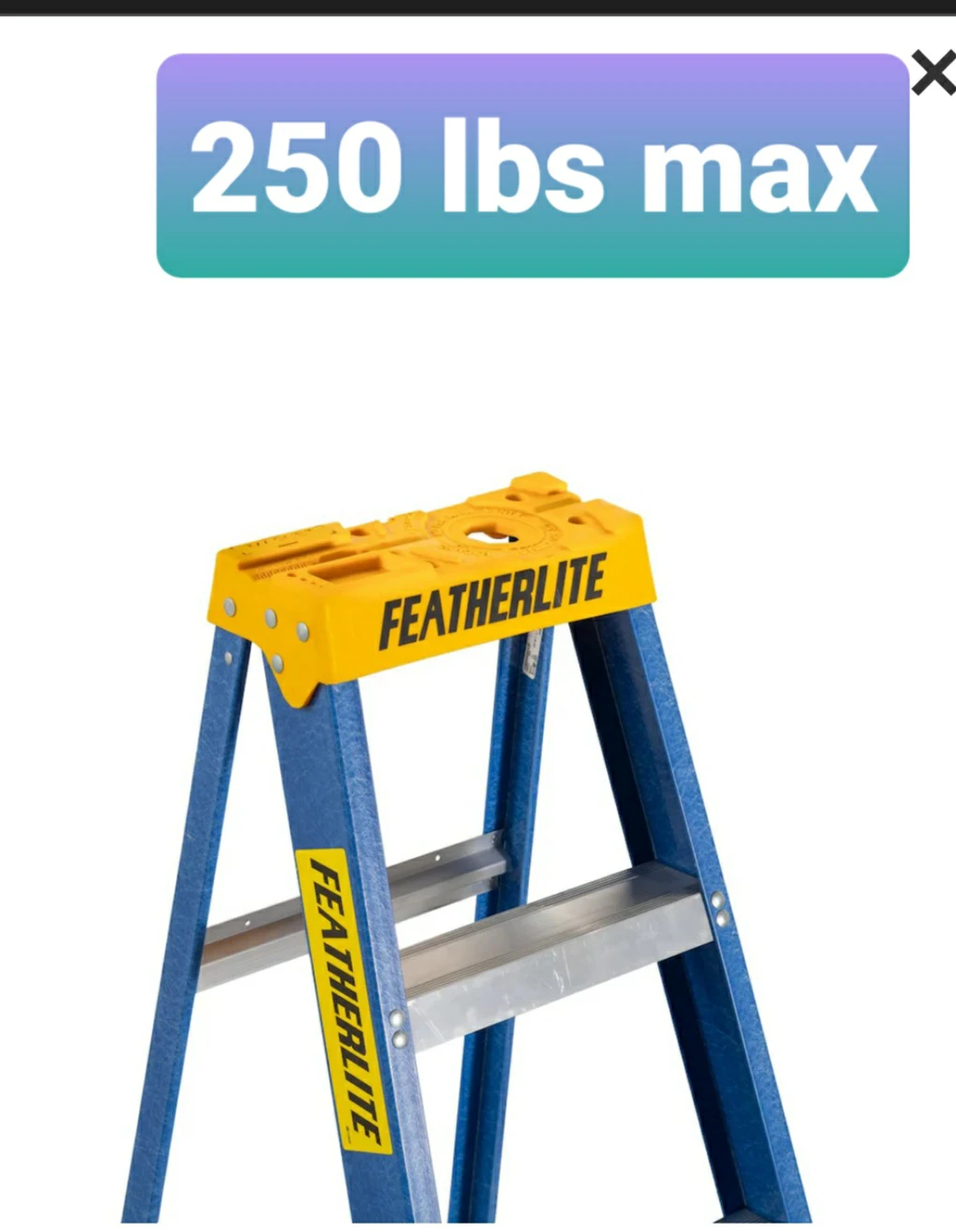 Featherlite 8ft Ladder - Brand New - photo 2